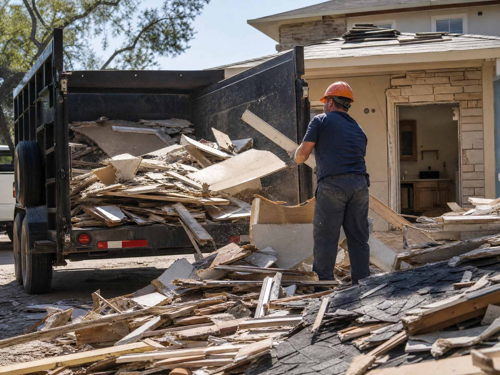 Construction Debris Removal in Northwest Indiana by ClutterBros