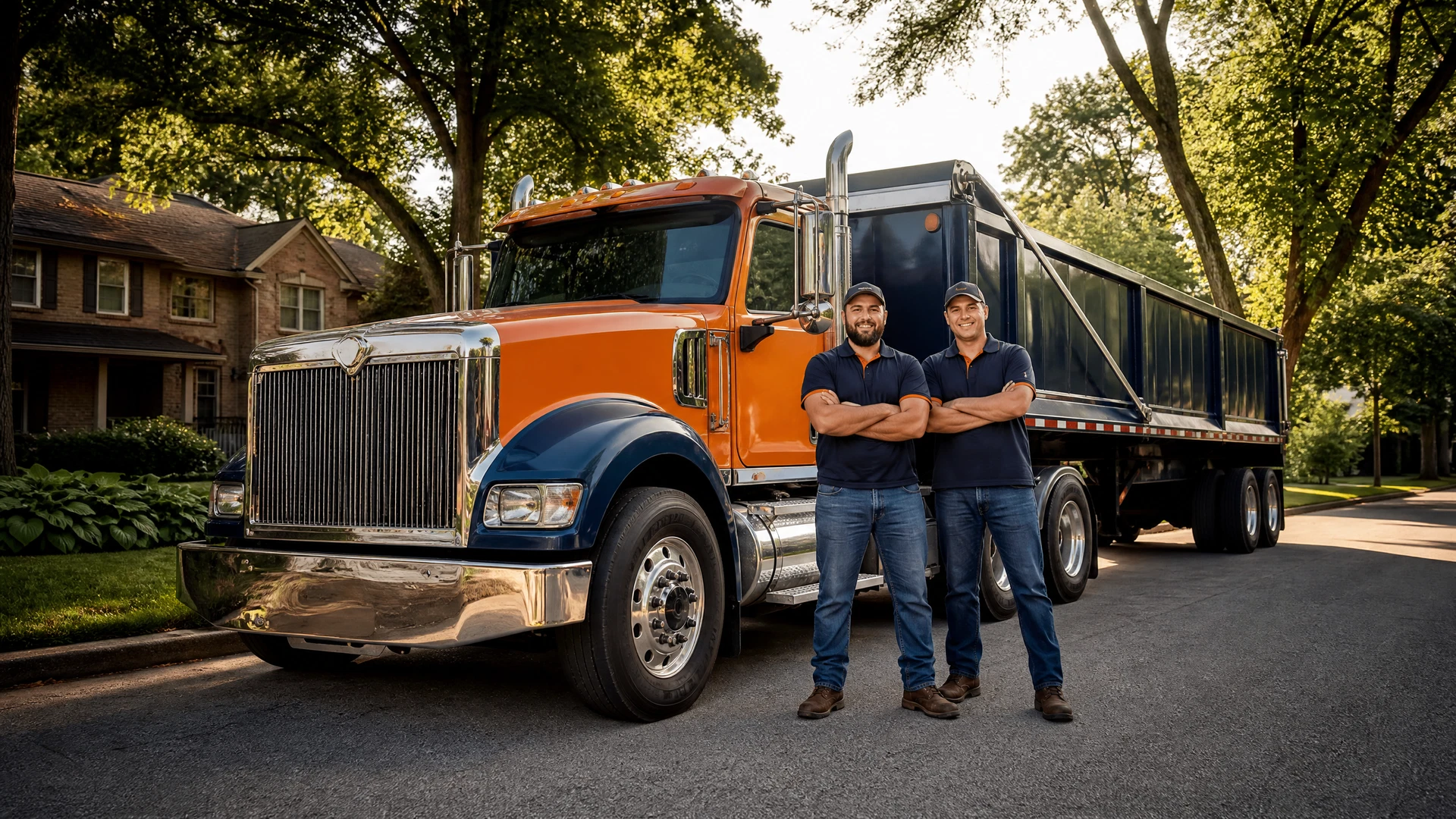 ClutterBros Junk Removal LLC truck and crew serving Northwest Indiana